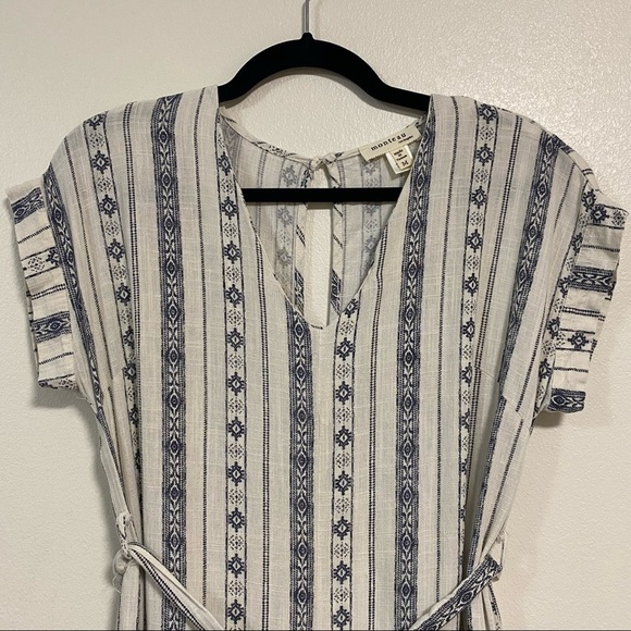 Monteau Bohemian Wide leg Jumpsuit Size Medium - Picture 4 of 12